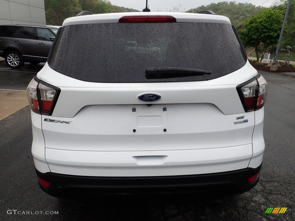 2018 Escape SE 4WD - Oxford White / Charcoal Black photo #3