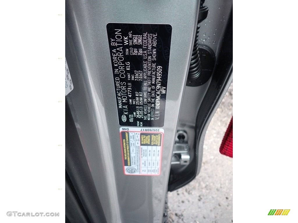 2021 Hyundai Santa Fe Hybrid SEL Premium AWD Color Code Photos