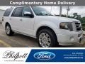 2011 White Platinum Tri-Coat Ford Expedition Limited  photo #1