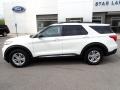 Star White Metallic Tri-Coat - Explorer XLT 4WD Photo No. 2