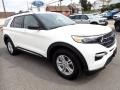 Star White Metallic Tri-Coat - Explorer XLT 4WD Photo No. 8