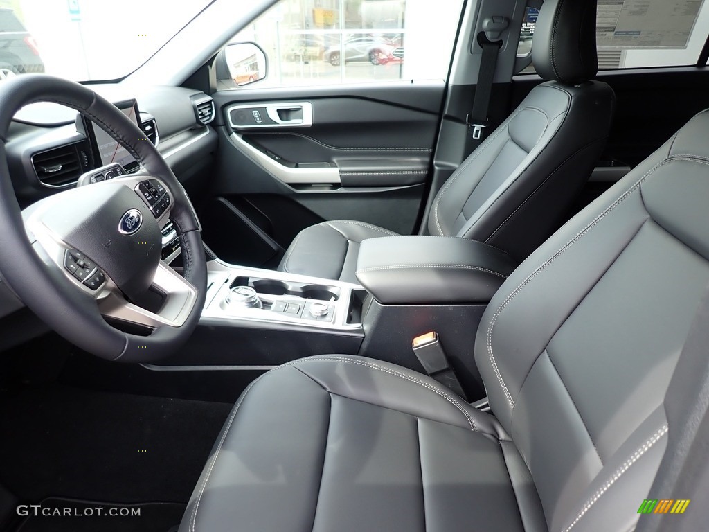 2021 Explorer XLT 4WD - Star White Metallic Tri-Coat / Ebony photo #10