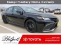 2021 Midnight Black Metallic Toyota Camry XSE  photo #1