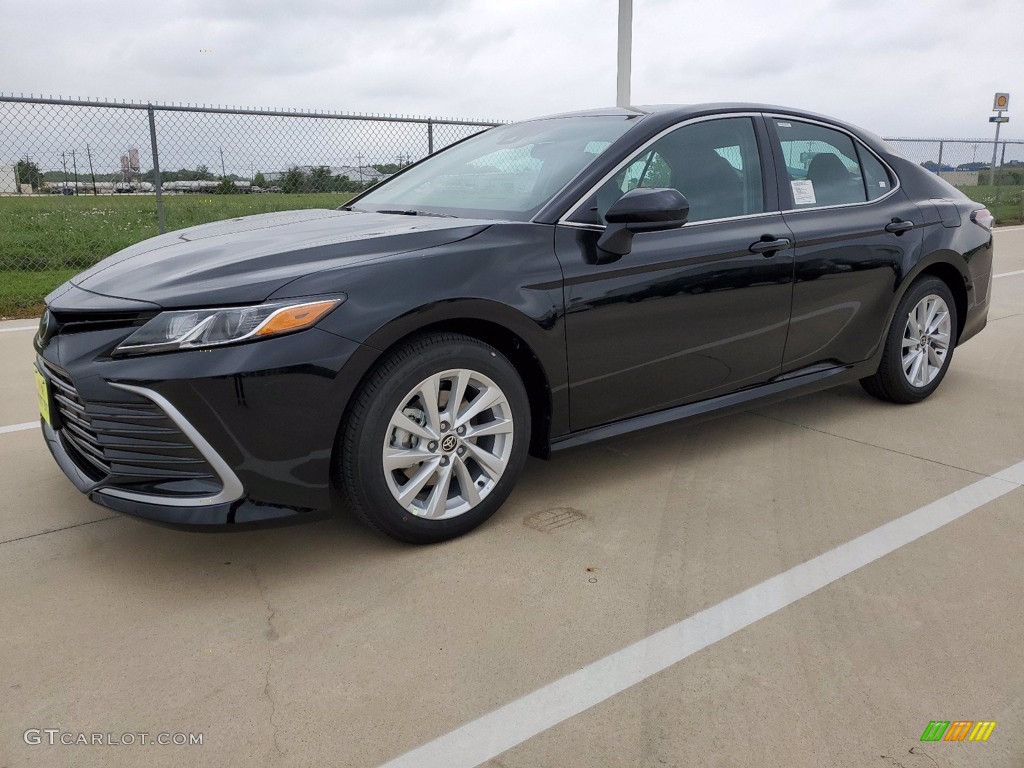 2021 Camry LE - Midnight Black Metallic / Ash photo #2