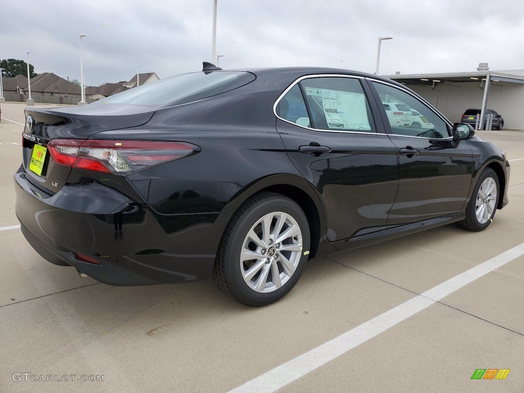 2021 Camry LE - Midnight Black Metallic / Ash photo #3