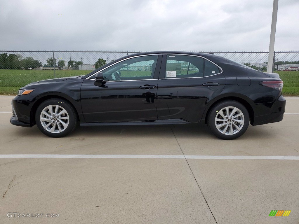 2021 Camry LE - Midnight Black Metallic / Ash photo #7
