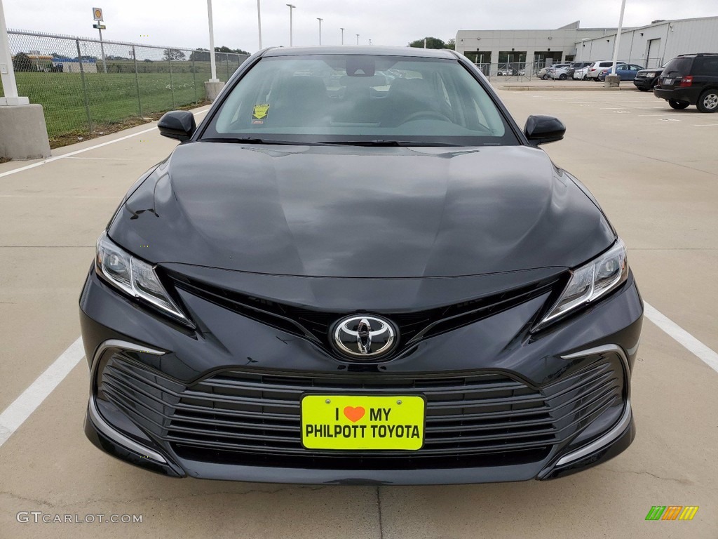 2021 Camry LE - Midnight Black Metallic / Ash photo #9
