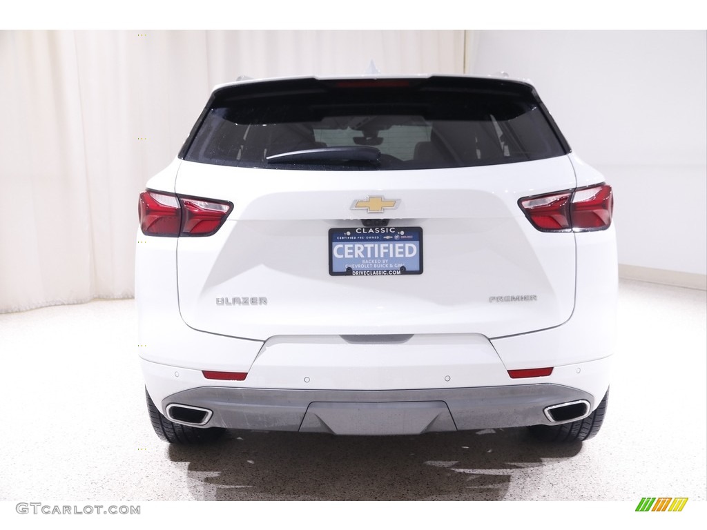 2019 Blazer Premier - Summit White / Jet Black/­Maple Sugar photo #17