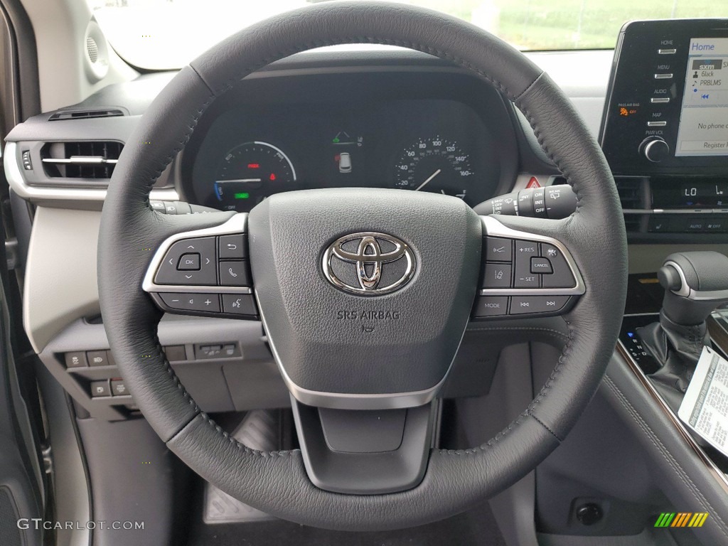 2021 Sienna XLE Hybrid - Celestial Silver Metallic / Gray photo #15