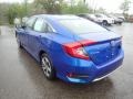 2021 Aegean Blue Metallic Honda Civic LX Sedan  photo #3