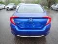 2021 Aegean Blue Metallic Honda Civic LX Sedan  photo #4