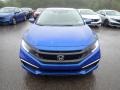 2021 Aegean Blue Metallic Honda Civic LX Sedan  photo #7