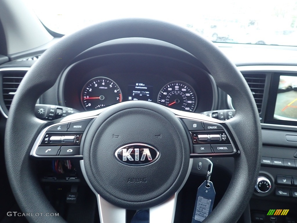 2022 Kia Sportage LX AWD Black Steering Wheel Photo #141838885