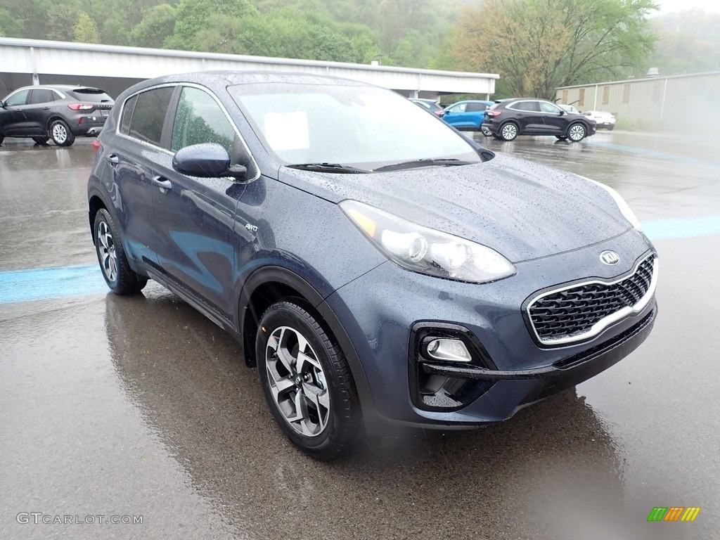 Pacific Blue 2022 Kia Sportage LX AWD Exterior Photo #141838942