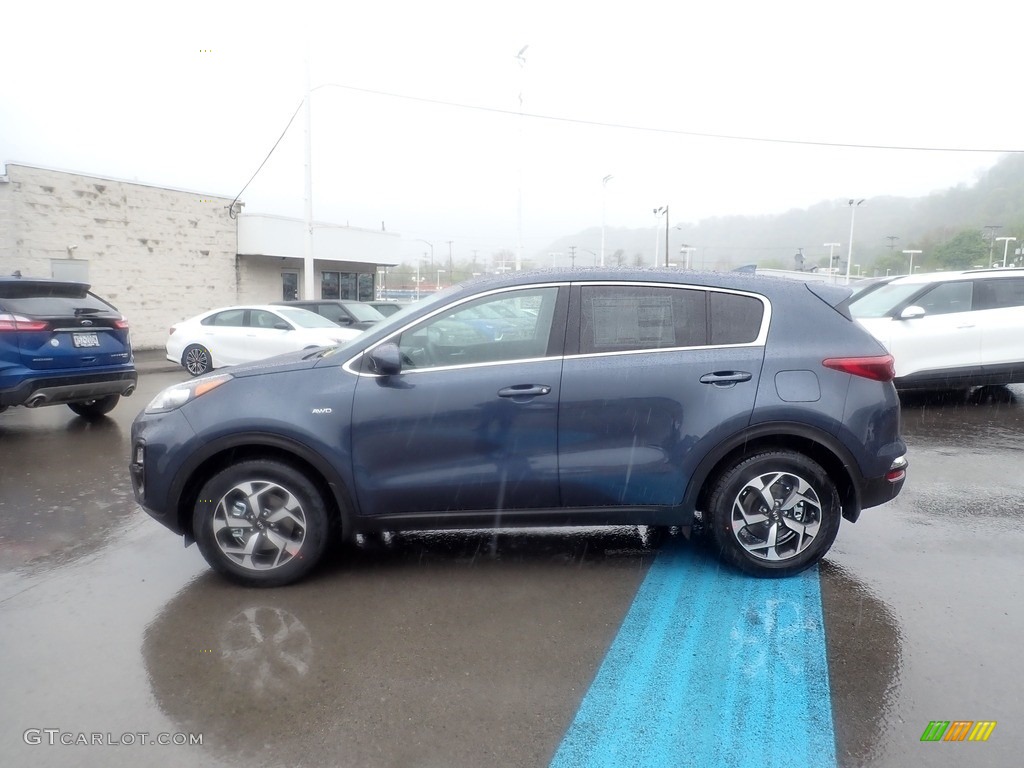 2022 Sportage LX AWD - Pacific Blue / Black photo #6