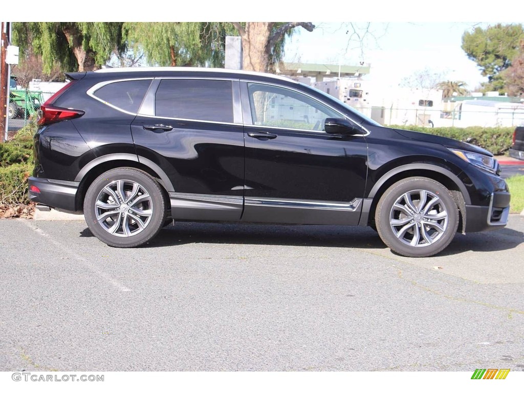 2021 CR-V Touring - Crystal Black Pearl / Black photo #4