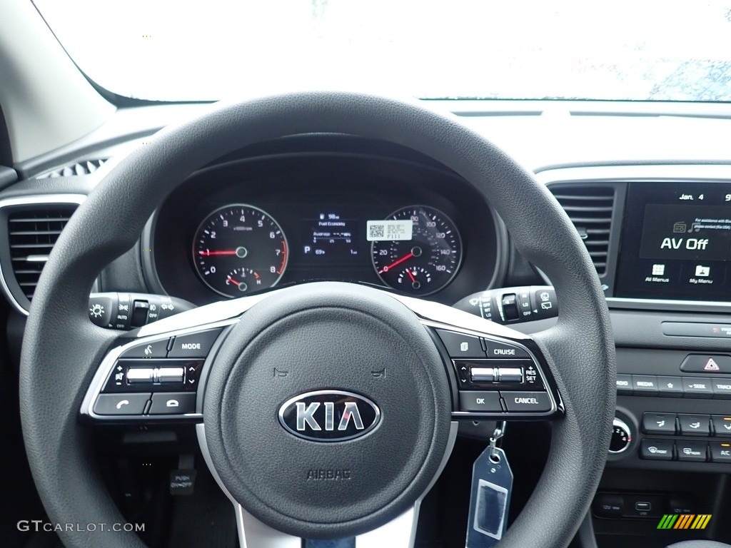 2022 Sportage LX AWD - Pacific Blue / Black photo #16