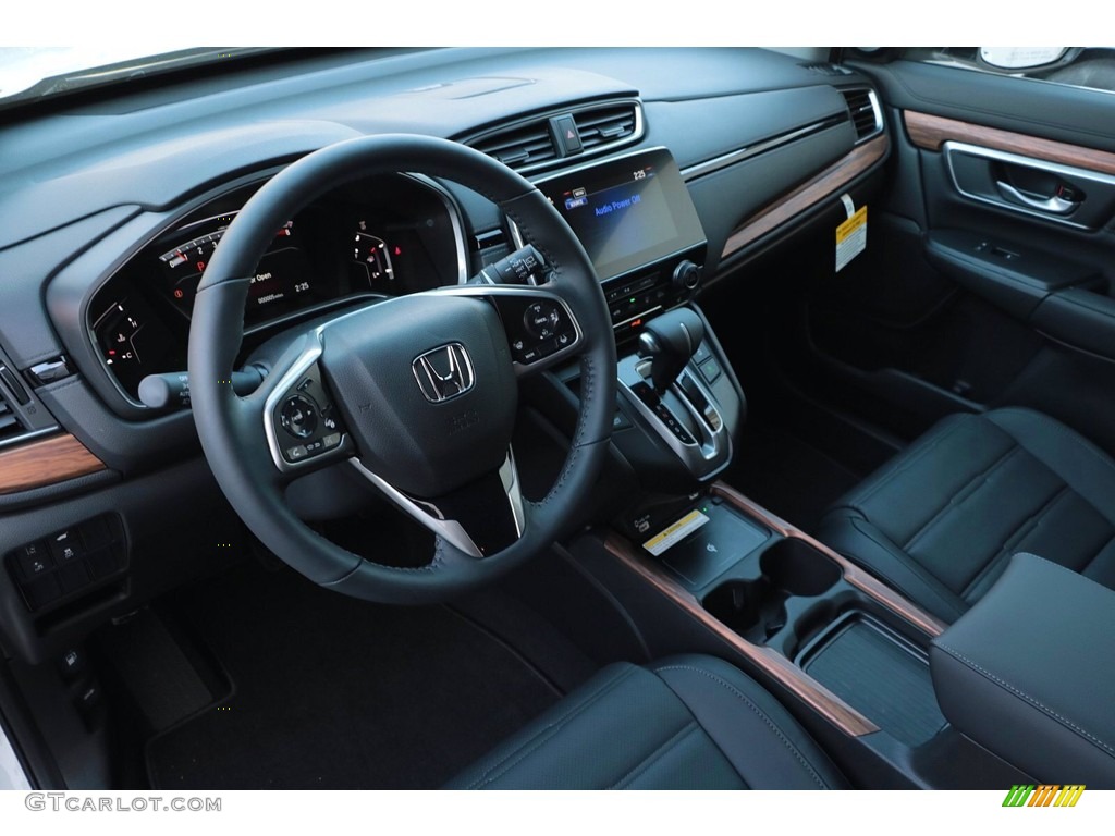 2021 CR-V Touring - Crystal Black Pearl / Black photo #9