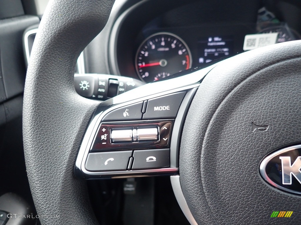 2022 Kia Sportage LX AWD Black Steering Wheel Photo #141839086