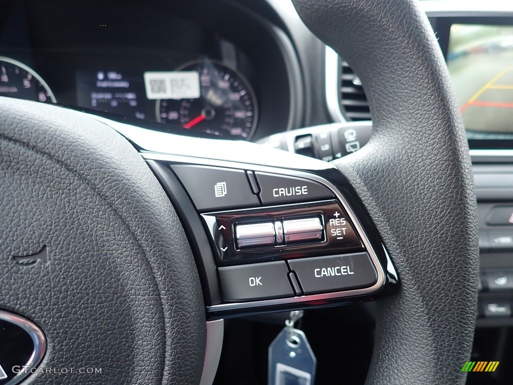 2022 Kia Sportage LX AWD Black Steering Wheel Photo #141839092