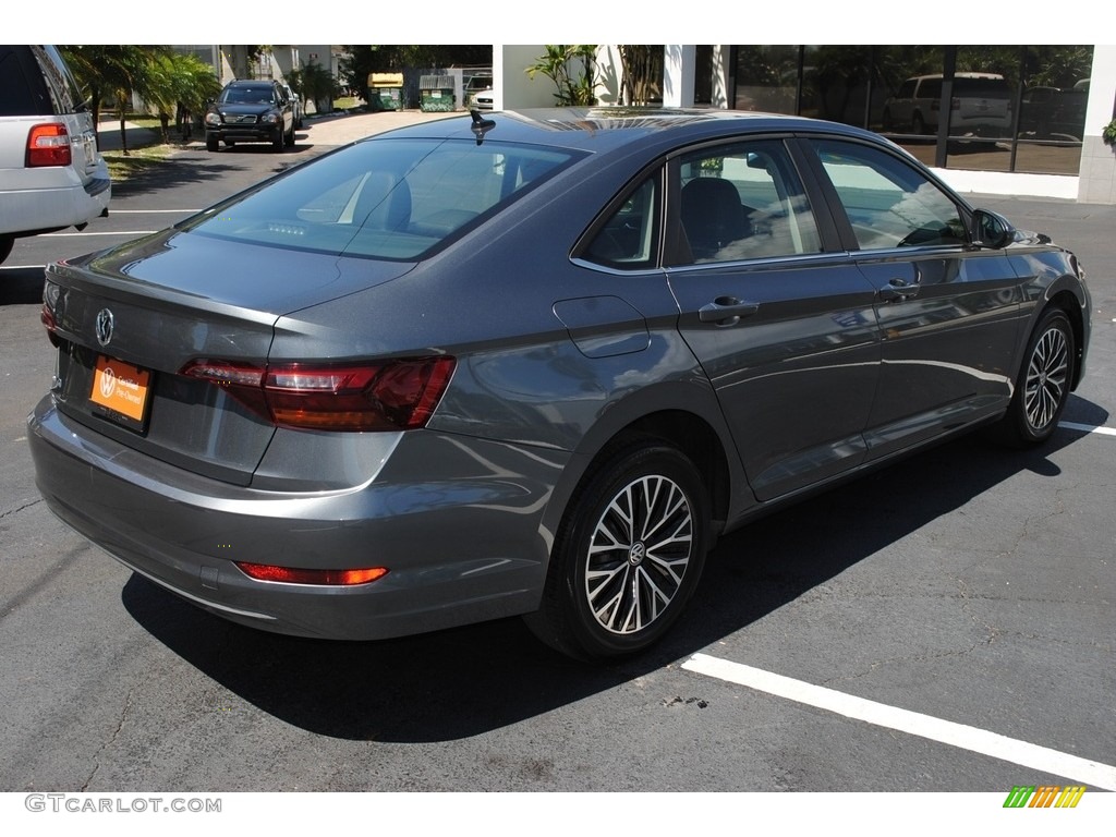 2019 Jetta SE - Platinum Gray Metallic / Titan Black photo #9