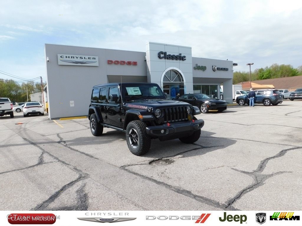 2021 Wrangler Unlimited Rubicon 4x4 - Black / Black photo #1