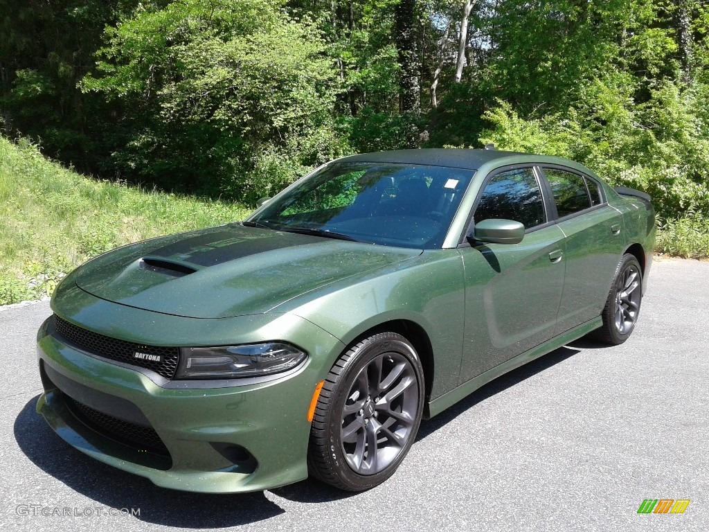 2020 Charger R/T - F8 Green / Black photo #2