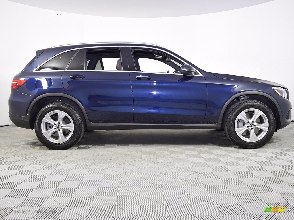 2018 GLC 300 4Matic - Brilliant Blue Metallic / Silk Beige/Espresso Brown photo #2