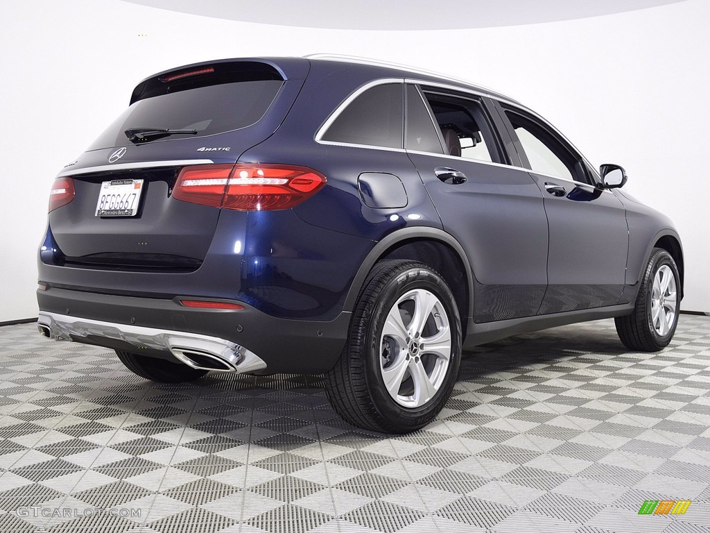 2018 GLC 300 4Matic - Brilliant Blue Metallic / Silk Beige/Espresso Brown photo #3