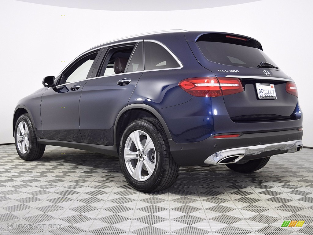 2018 GLC 300 4Matic - Brilliant Blue Metallic / Silk Beige/Espresso Brown photo #4
