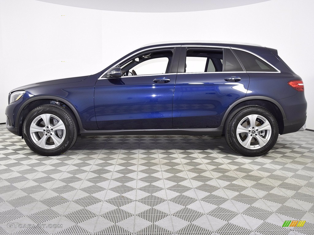 2018 GLC 300 4Matic - Brilliant Blue Metallic / Silk Beige/Espresso Brown photo #5