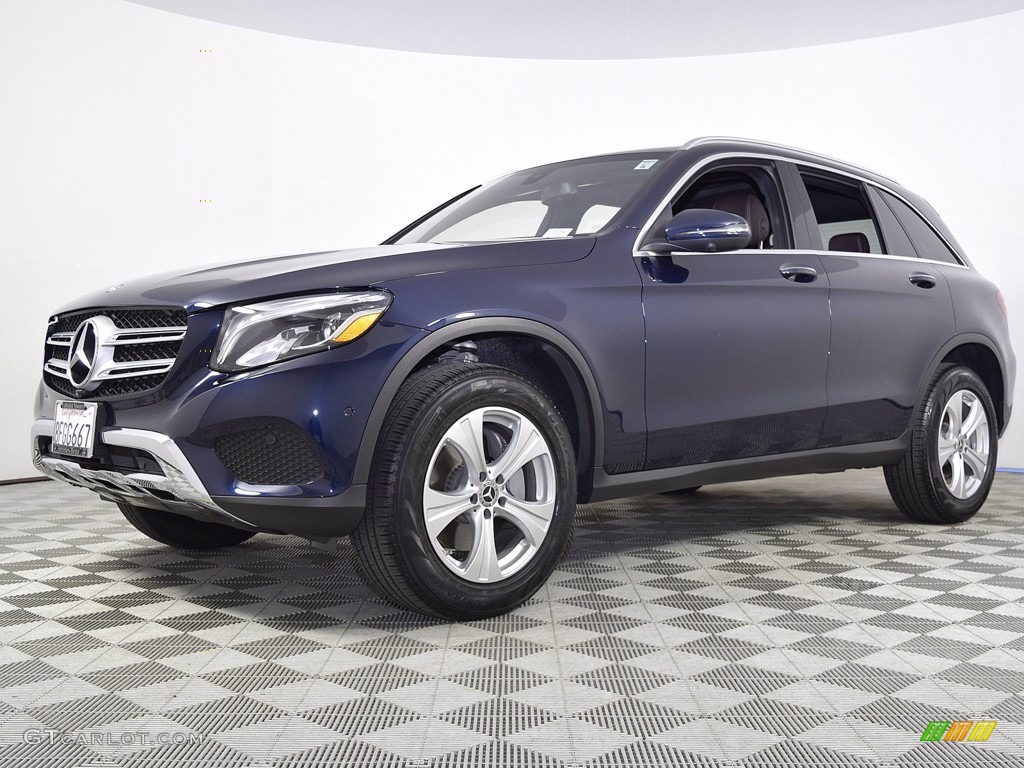 2018 GLC 300 4Matic - Brilliant Blue Metallic / Silk Beige/Espresso Brown photo #6