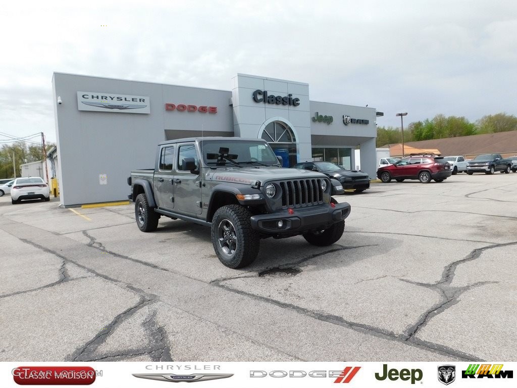 2021 Gladiator Rubicon 4x4 - Sting-Gray / Black photo #1
