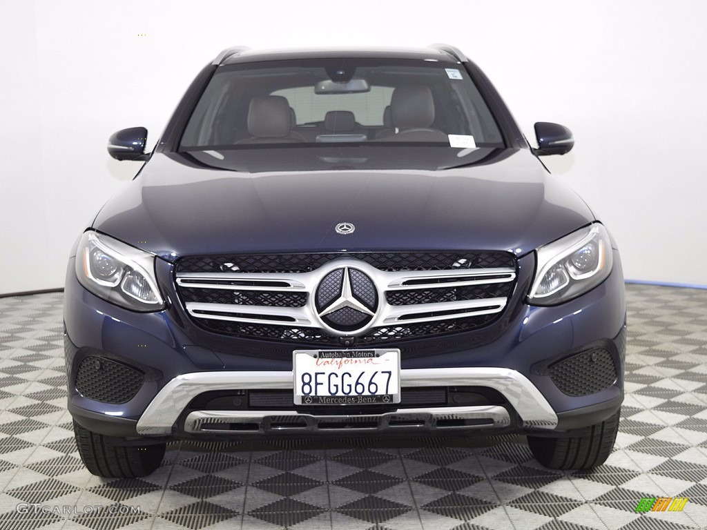 2018 GLC 300 4Matic - Brilliant Blue Metallic / Silk Beige/Espresso Brown photo #7