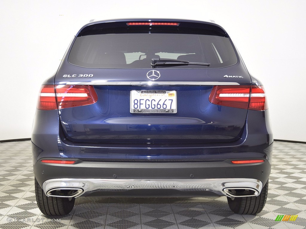 2018 GLC 300 4Matic - Brilliant Blue Metallic / Silk Beige/Espresso Brown photo #8