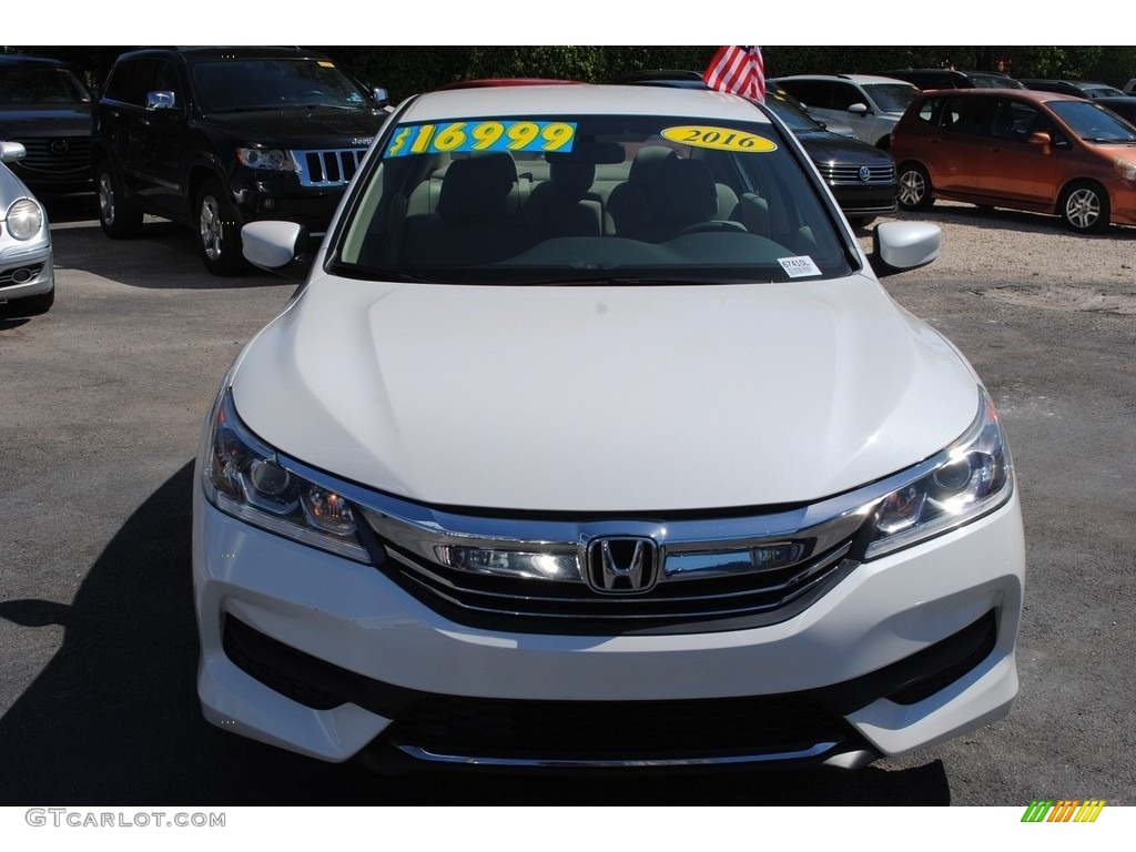 2016 Accord LX Sedan - White Orchid Pearl / Ivory photo #3