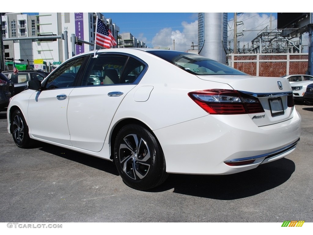 2016 Accord LX Sedan - White Orchid Pearl / Ivory photo #7