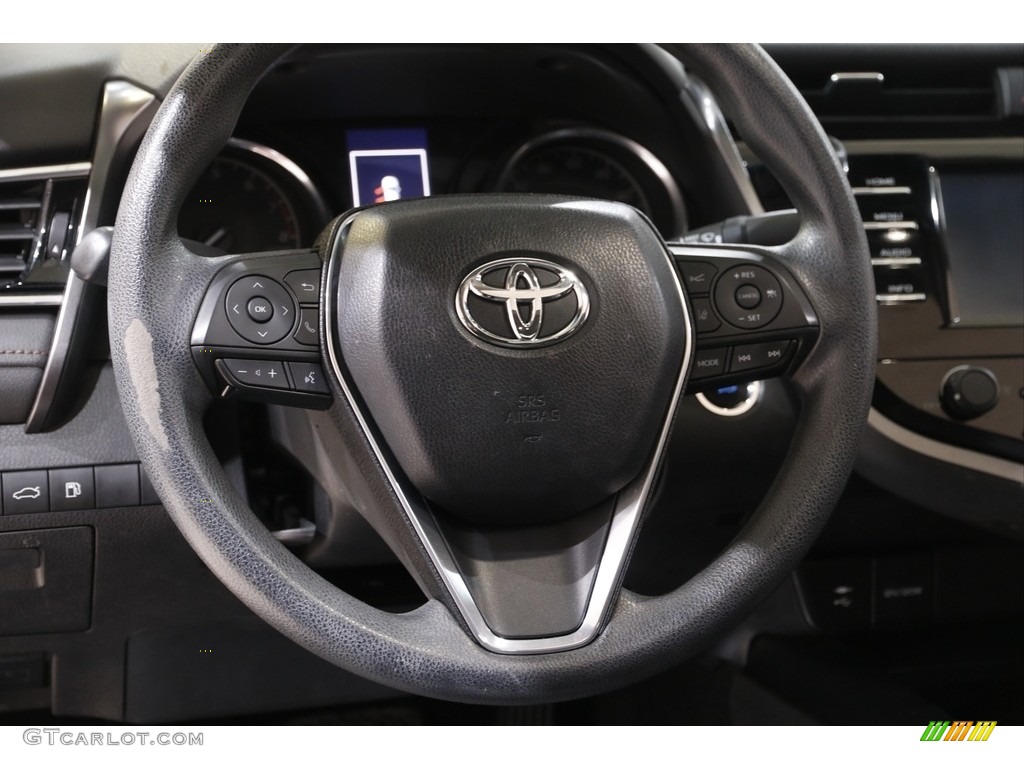 2018 Camry LE - Ruby Flare Pearl / Black photo #7