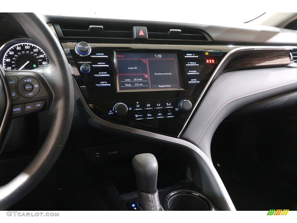 2018 Camry LE - Ruby Flare Pearl / Black photo #9