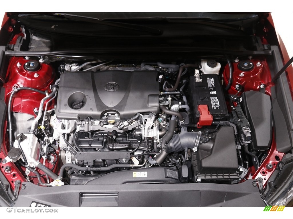 2018 Camry LE - Ruby Flare Pearl / Black photo #15