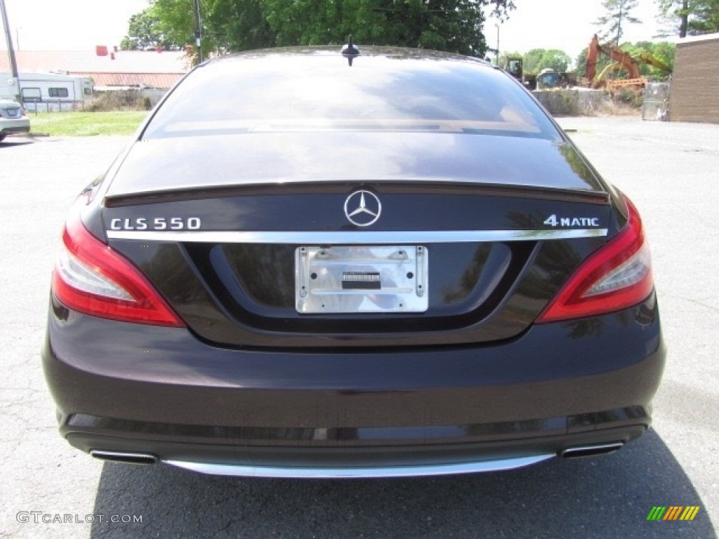 2012 CLS 550 4Matic Coupe - Cuprite Brown Metallic / Almond/Mocha photo #9