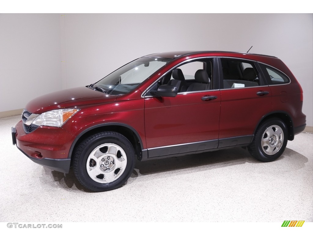 2011 CR-V LX 4WD - Tango Red Pearl / Gray photo #3