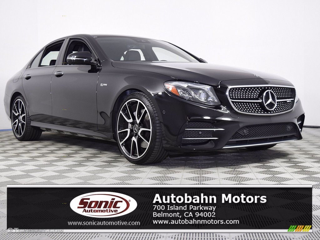 2018 E 43 AMG 4Matic Sedan - Black / Black photo #1