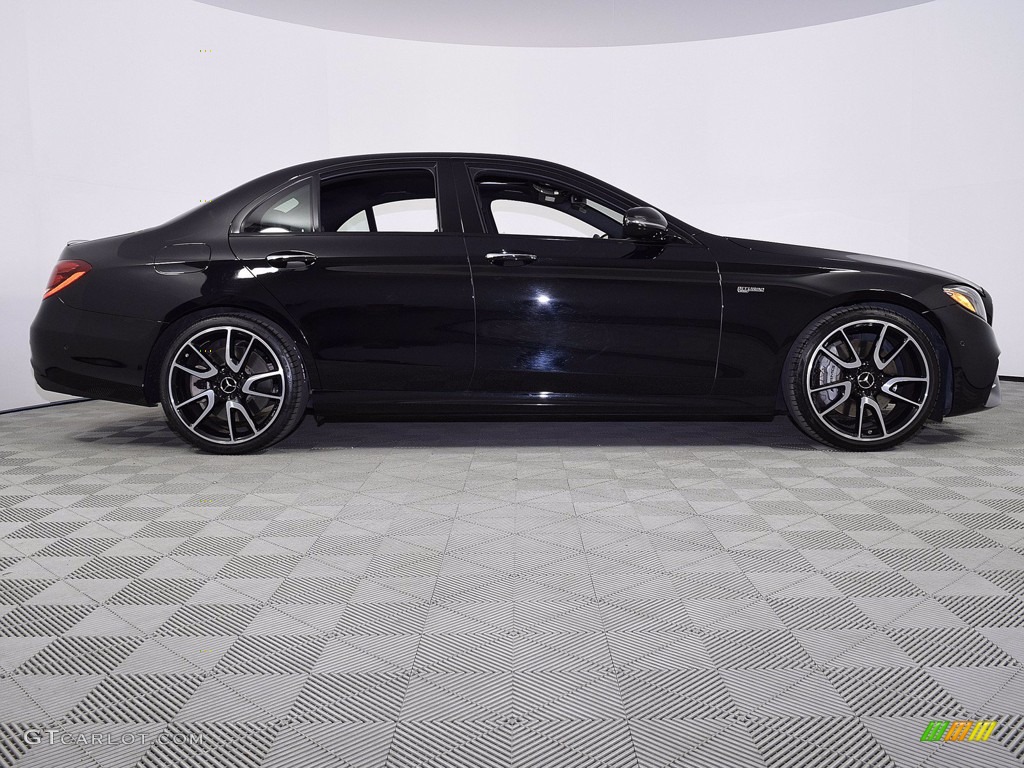 2018 E 43 AMG 4Matic Sedan - Black / Black photo #2