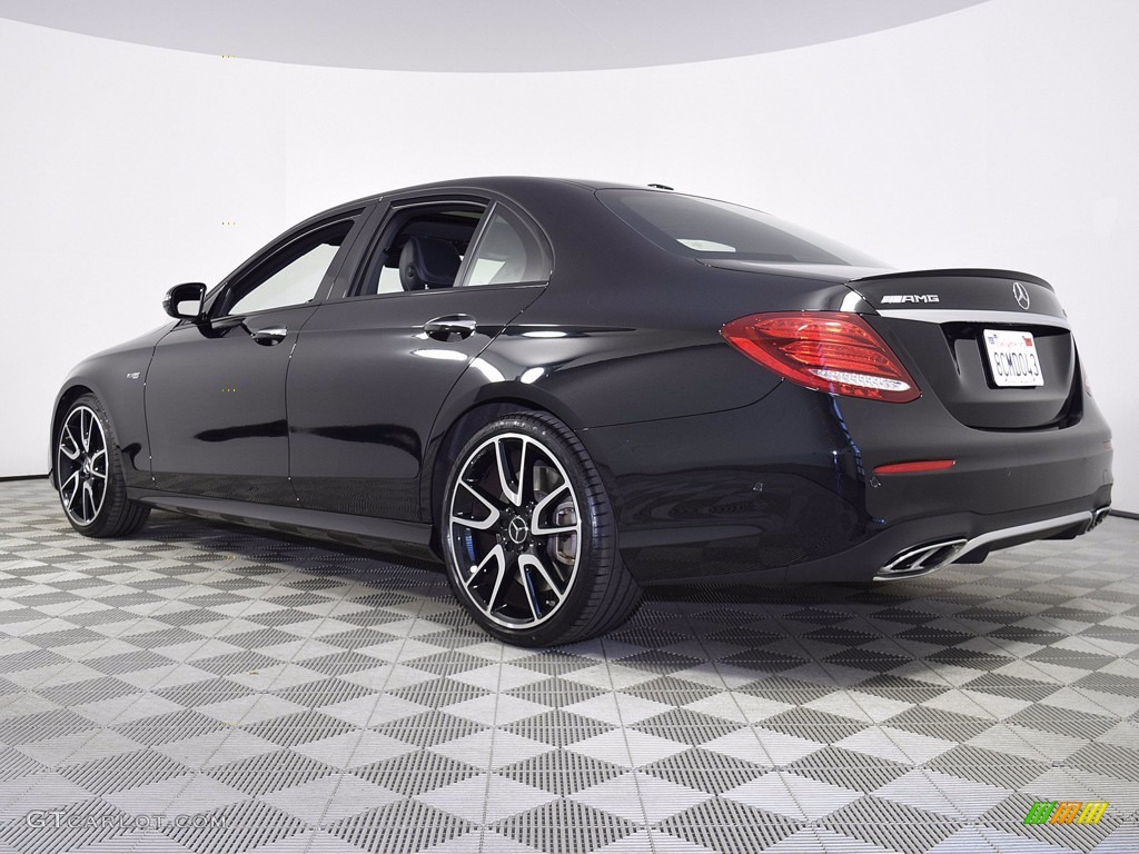 2018 E 43 AMG 4Matic Sedan - Black / Black photo #4