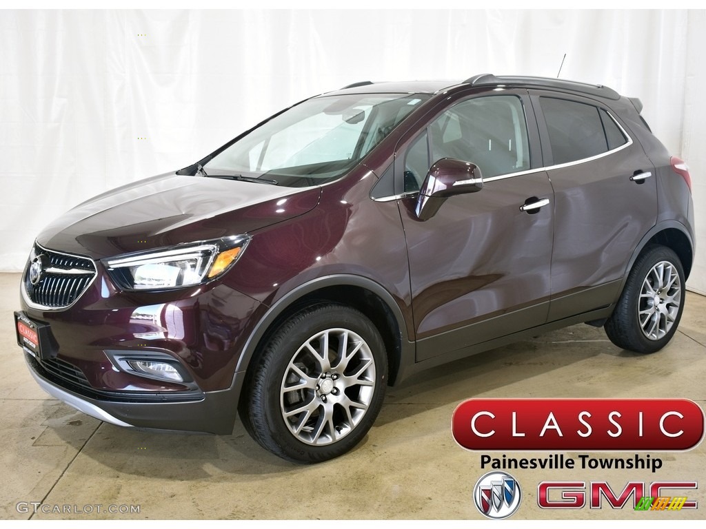 2018 Encore Sport Touring AWD - Black Cherry Metallic / Ebony photo #1