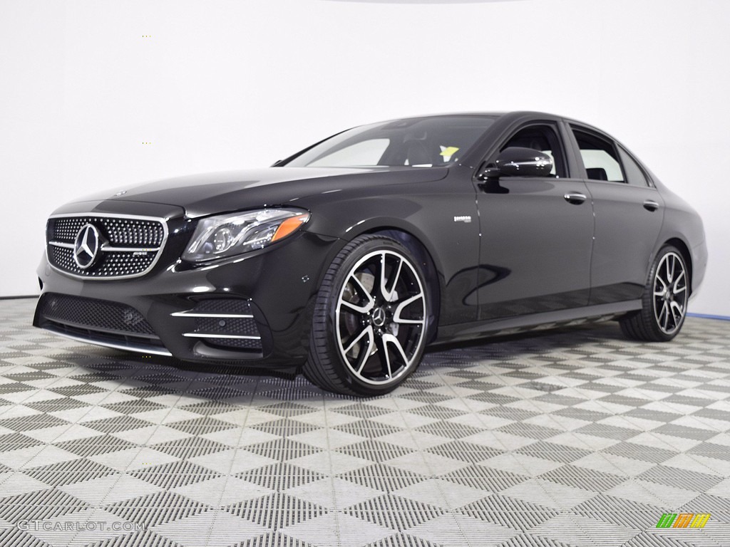 2018 E 43 AMG 4Matic Sedan - Black / Black photo #6