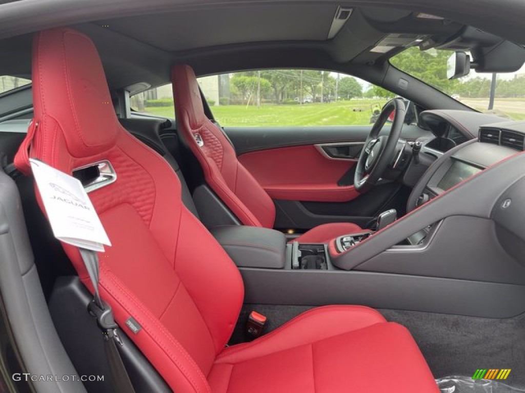 Mars Red Interior 2021 Jaguar F-TYPE P300 Coupe Photo #141844142