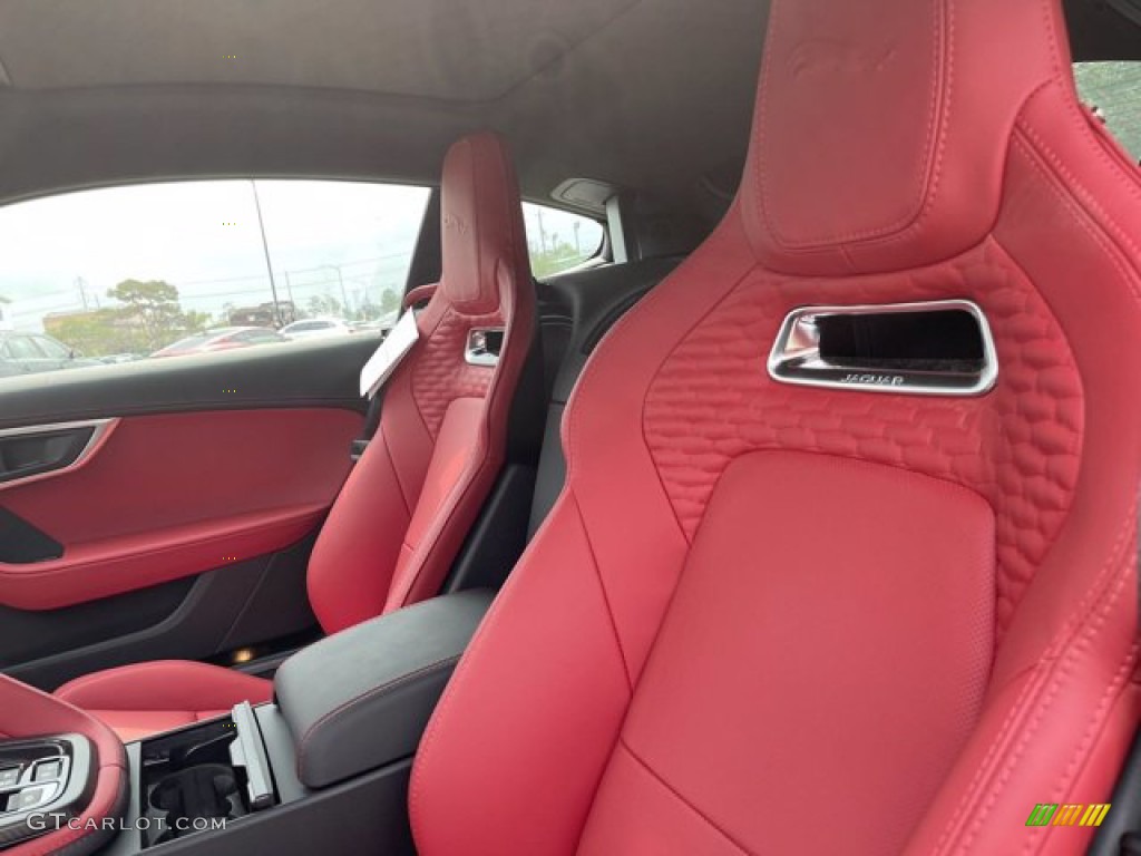 2021 Jaguar F-TYPE P300 Coupe Front Seat Photo #141844183
