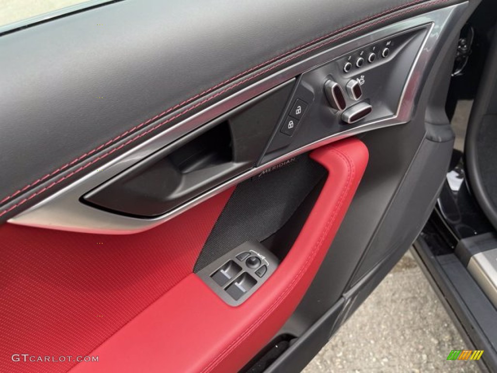2021 Jaguar F-TYPE P300 Coupe Mars Red Door Panel Photo #141844368